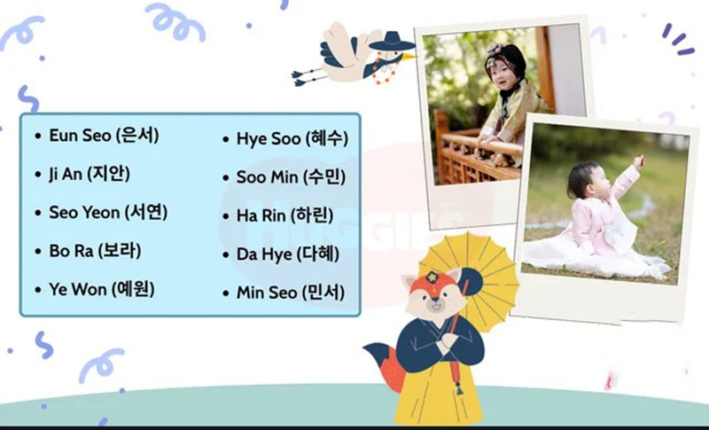 Tên tiếng Hàn ý nghĩa hiền thục