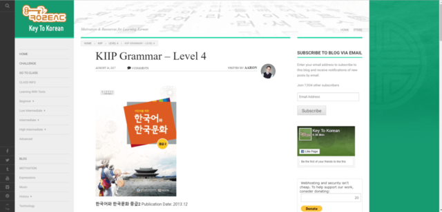 trang web học tiếng Hàn 
