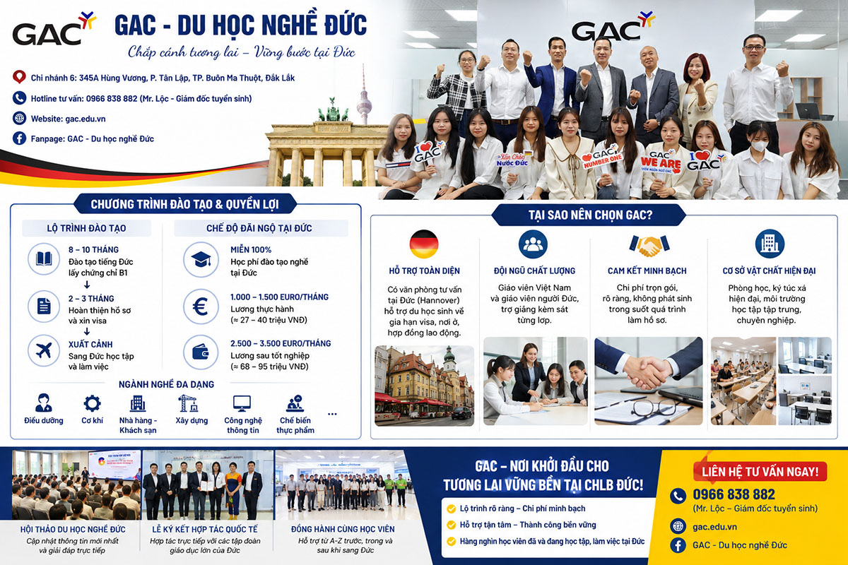 GAC- Du học nghề Đức