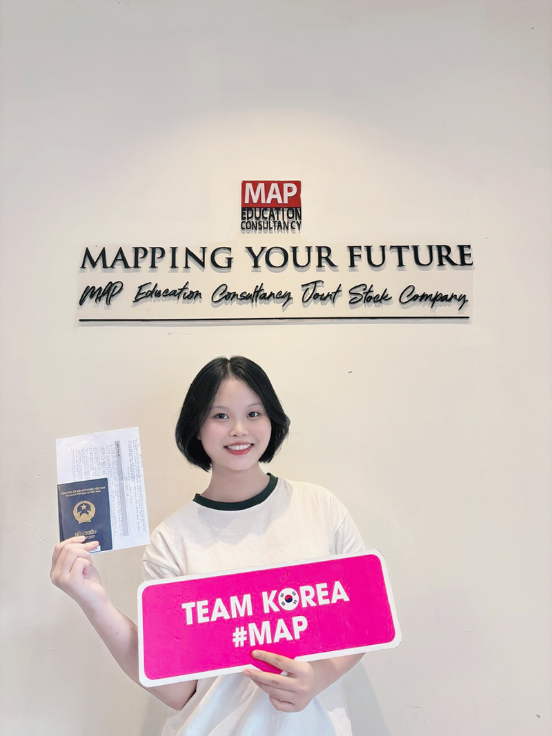 Công ty tư vấn du học Hàn Quốc Map