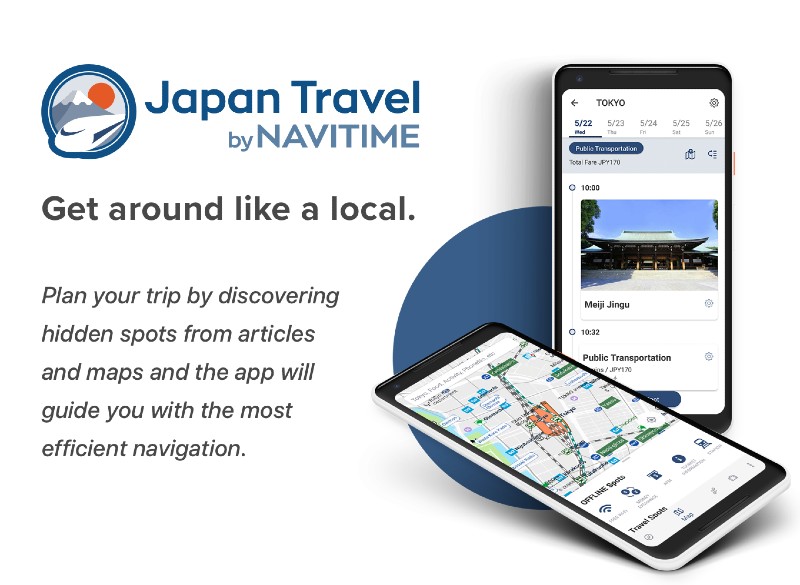 ứng dụng navitime for japan travel