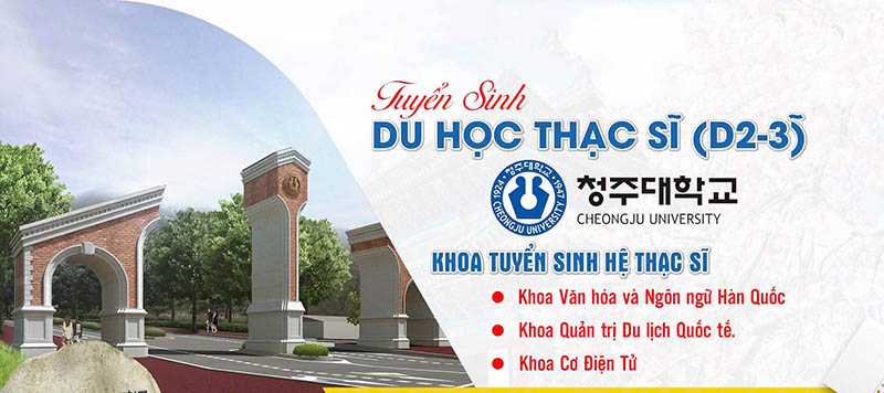 Chương trình đào tạo sau đại học Trường Đại học Cheongju