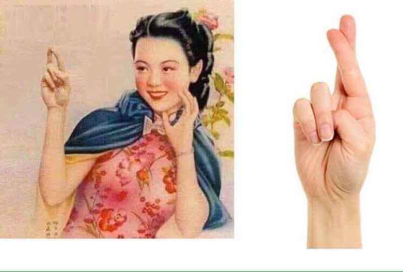 Hai ngón tay bắt chéo